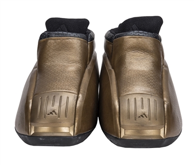 Adidas "Kobe Two" Gold Unreleased Colorway Sample Pair of Sneakers